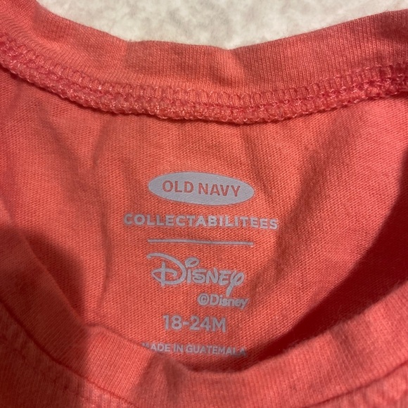 Girls Disney Coral Minnie Mouse Tank Top - Picture 3 of 3